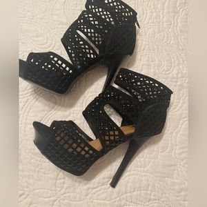 Black High heel sandals